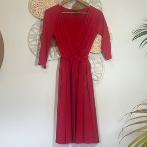 White House Black Market Red Dress
